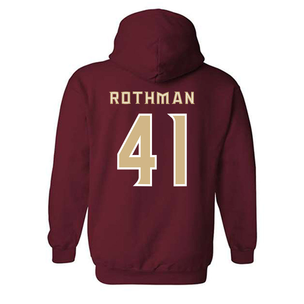 FSU - NCAA Beach Volleyball : Audrey Rothman - Replica Shersey Hooded Sweatshirt-1