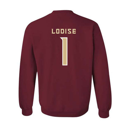 FSU - NCAA Baseball : Alex Lodise - Replica Shersey Crewneck Sweatshirt-1