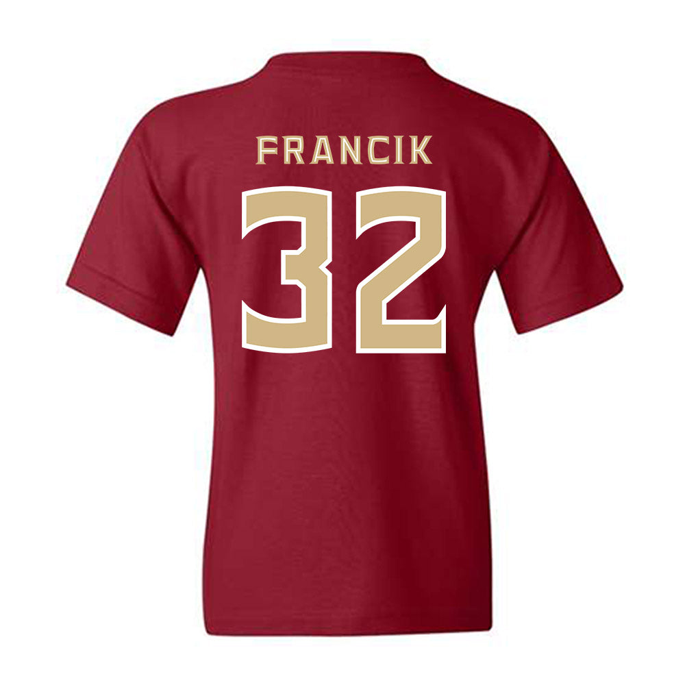 FSU - NCAA Softball : Jasmine Francik - Replica Shersey Youth T-Shirt-1