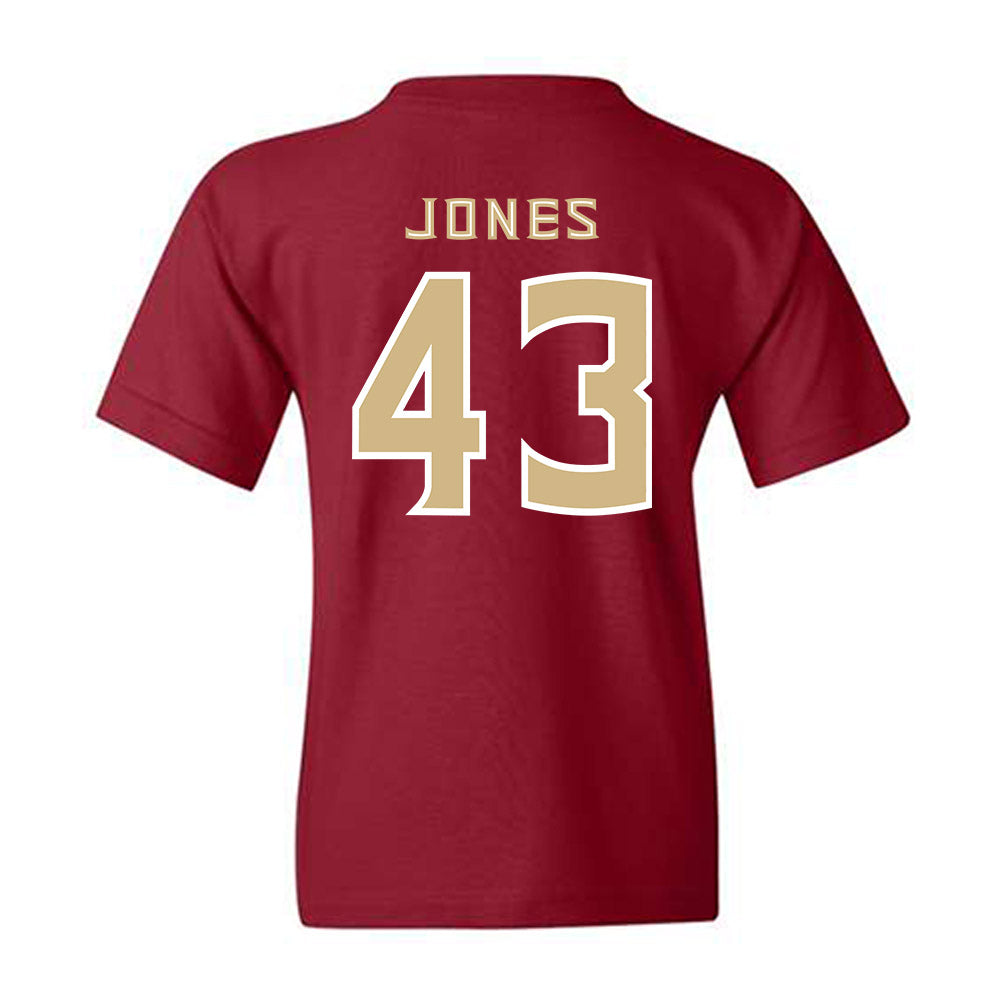 FSU - NCAA Men's Basketball : Jesse Jones - Replica Shersey Youth T-Shirt-1