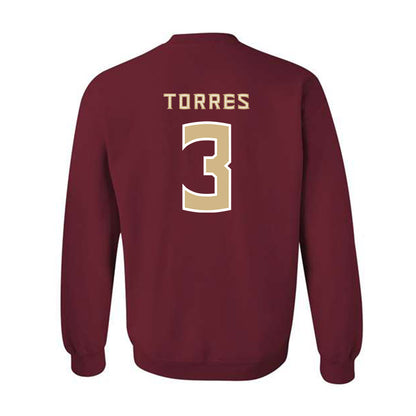 FSU - NCAA Softball : Isabella Torres - Replica Shersey Crewneck Sweatshirt-1