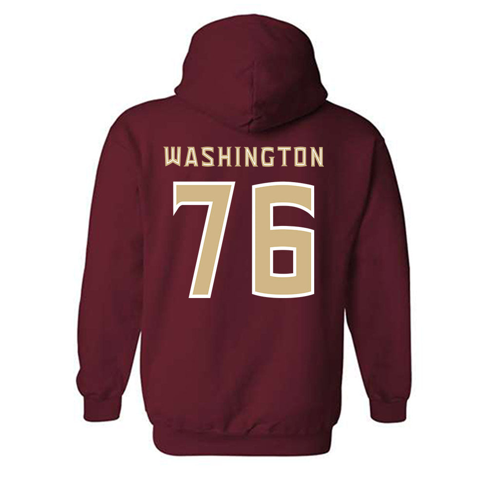 FSU - NCAA Football : Darius Washington - Replica Shersey Hooded Sweatshirt-1