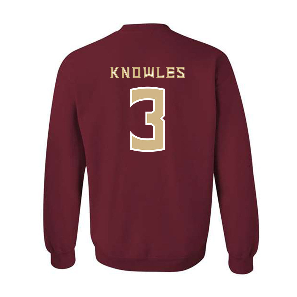 FSU - NCAA Football : Kevin Knowles - Replica Shersey Crewneck Sweatshirt-1