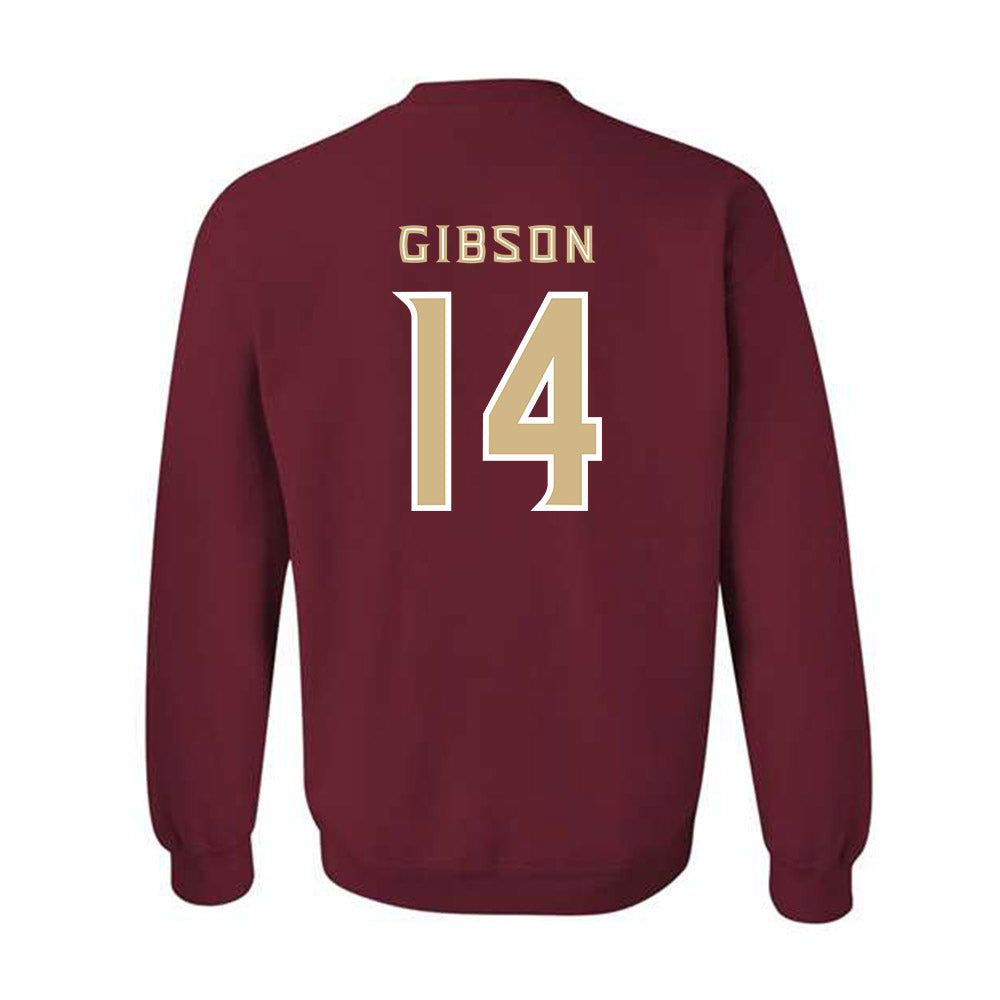 FSU - NCAA Baseball : BJ Gibson - Replica Shersey Crewneck Sweatshirt-1