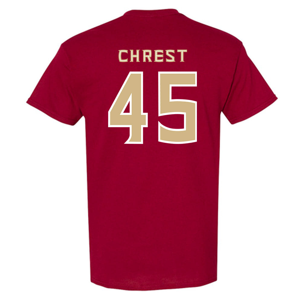 FSU - NCAA Baseball : Evan Chrest - Replica Shersey T-Shirt-1