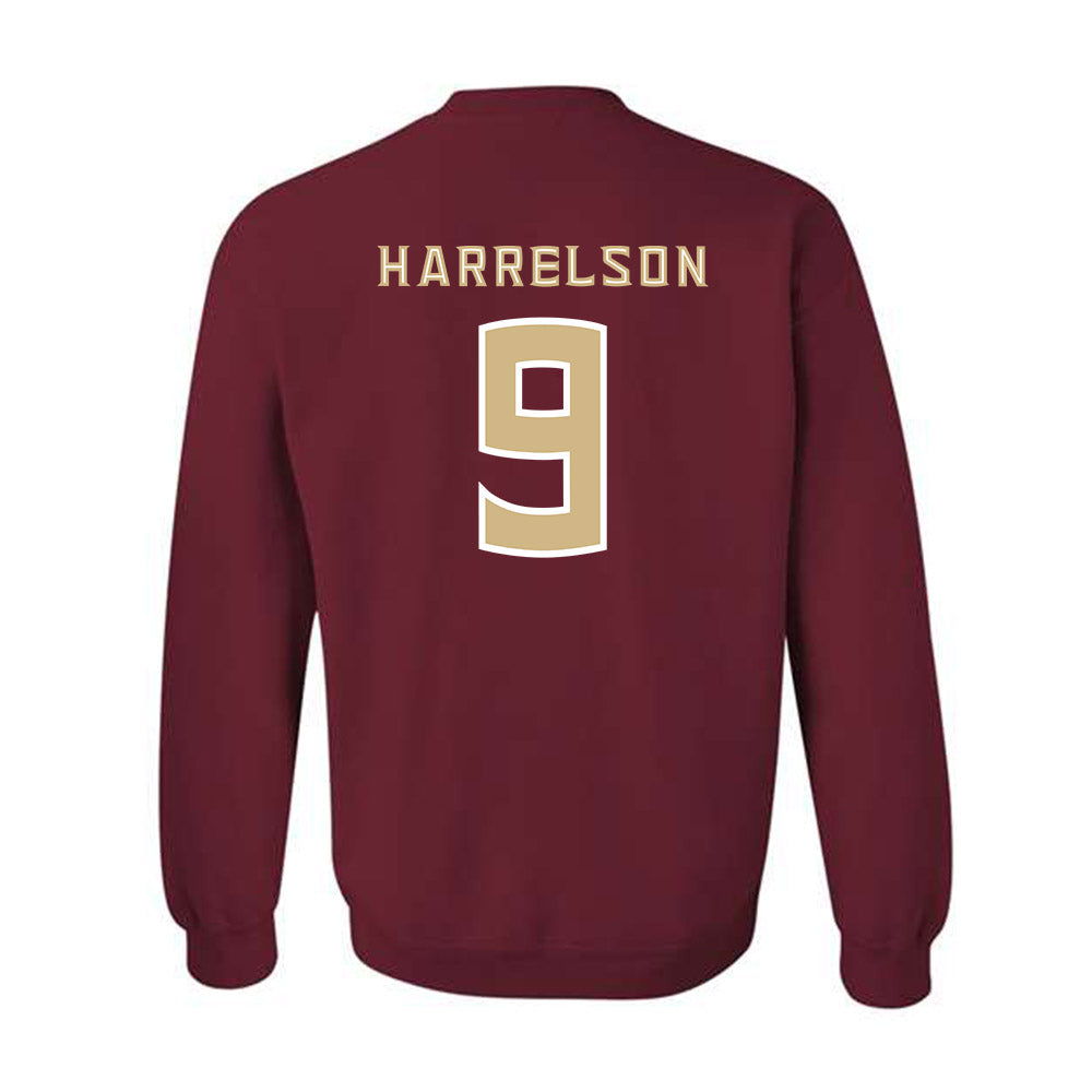 FSU - NCAA Baseball : Gage Harrelson - Replica Shersey Crewneck Sweatshirt-1