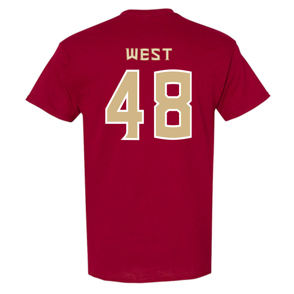 FSU - NCAA Football : Jackson West - Replica Shersey T-Shirt-1