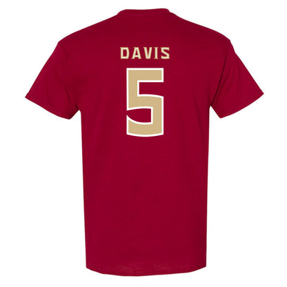 FSU - NCAA Men's Basketball : Daquan Davis - Replica Shersey T-Shirt-1