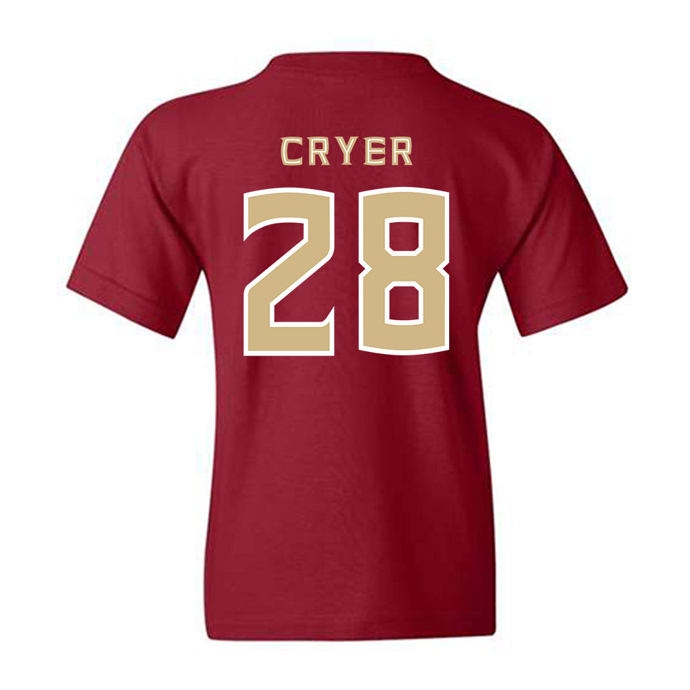 FSU - NCAA Football : Justin Cryer - Replica Shersey Youth T-Shirt-1