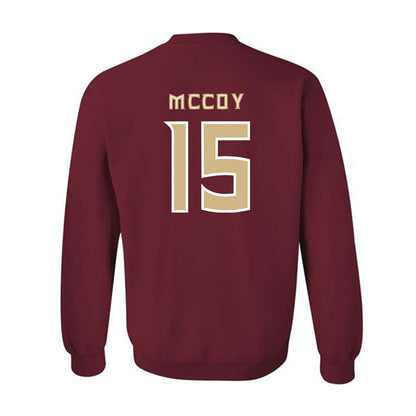 FSU - NCAA Football : LaWayne McCoy - Replica Shersey Crewneck Sweatshirt-1