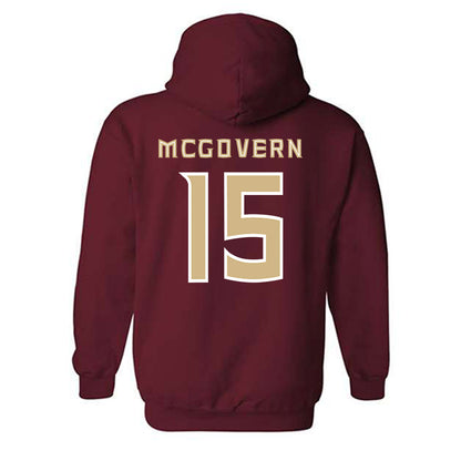 FSU - NCAA Women's Soccer : Peyton McGovern - Replica Shersey Hooded Sweatshirt-1