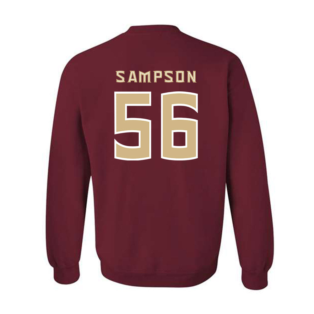 FSU - NCAA Football : KJ Sampson - Replica Shersey Crewneck Sweatshirt-1