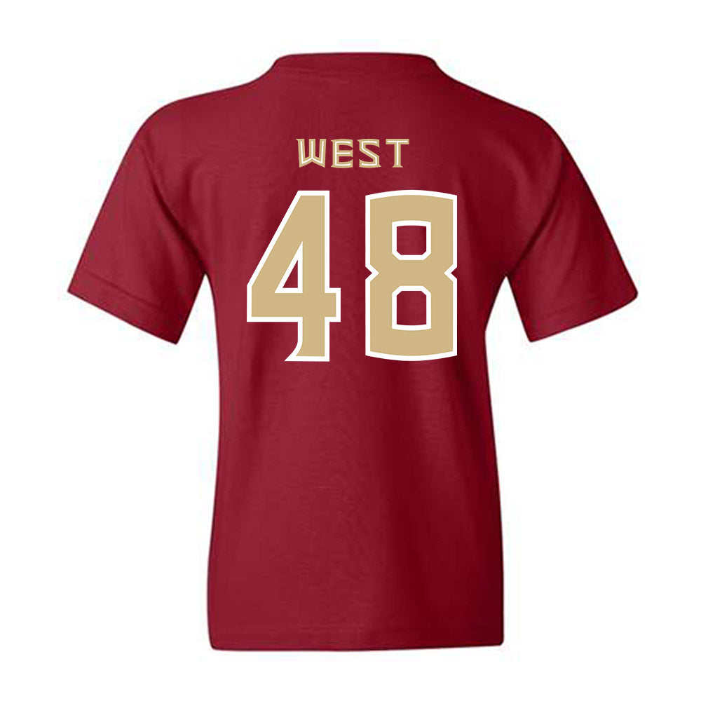 FSU - NCAA Football : Jackson West - Replica Shersey Youth T-Shirt-1