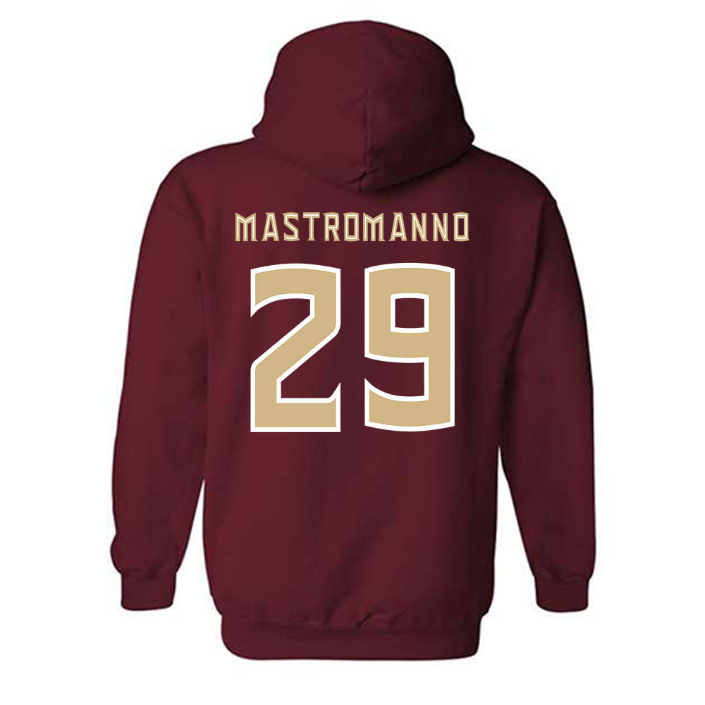 FSU - NCAA Football : Alex Mastromanno - Replica Shersey Hooded Sweatshirt-1