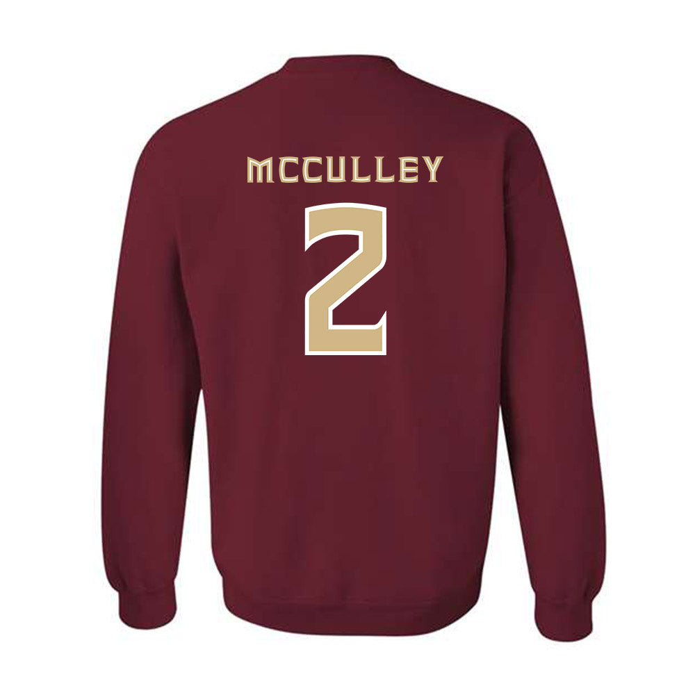 FSU - NCAA Baseball : Carter McCulley - Replica Shersey Crewneck Sweatshirt