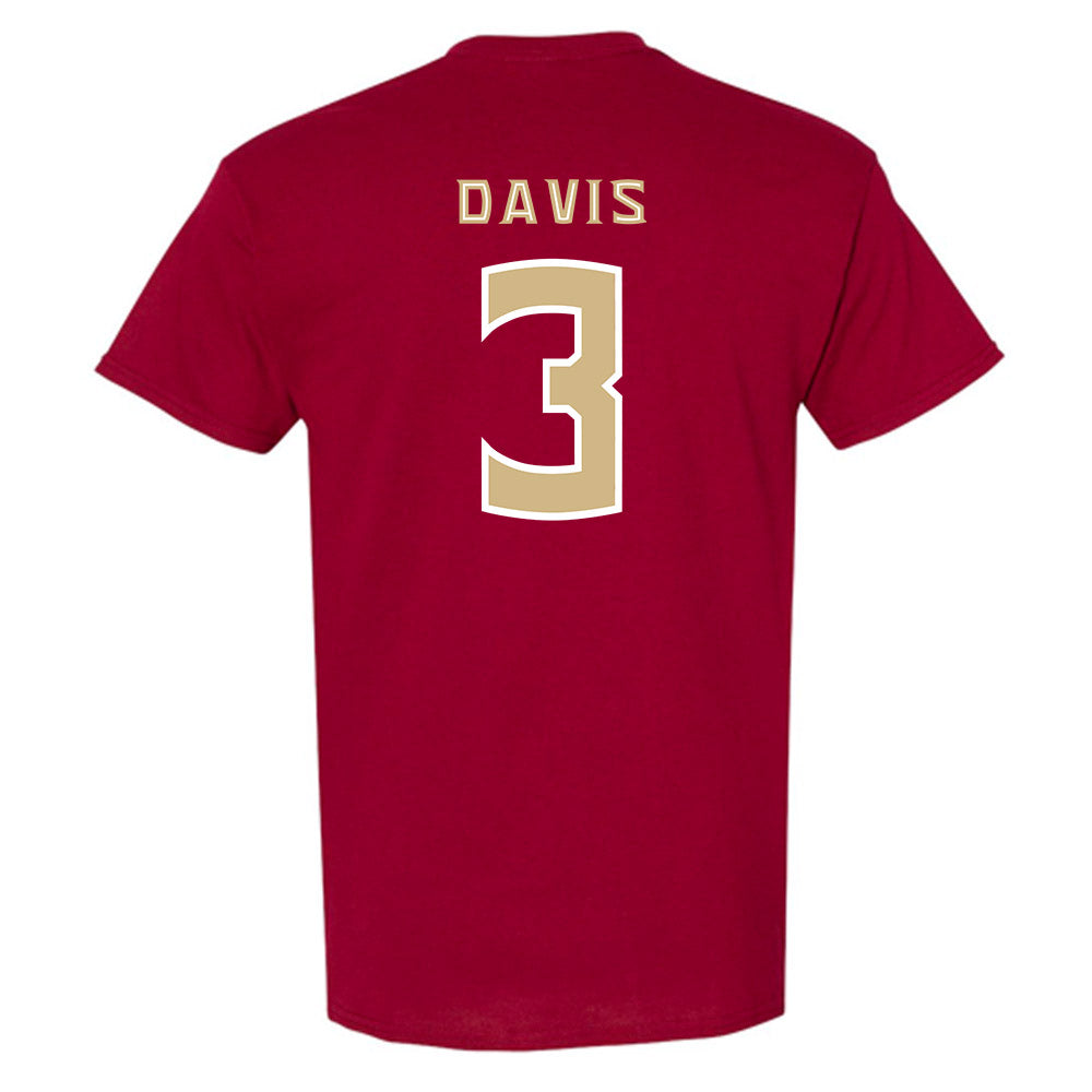 FSU - NCAA Football : Kam Davis - Replica Shersey T-Shirt-1