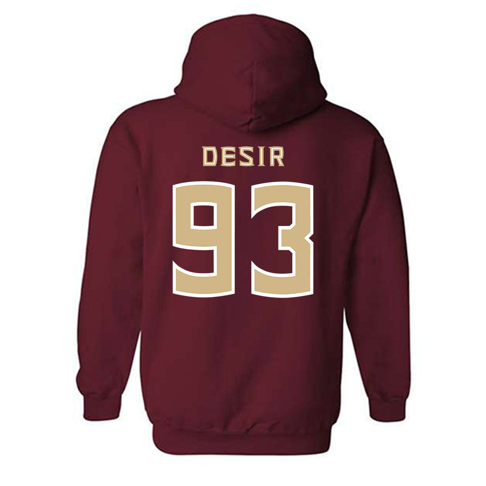 FSU - NCAA Football : Mandrell Desir - Replica Shersey Hooded Sweatshirt-1