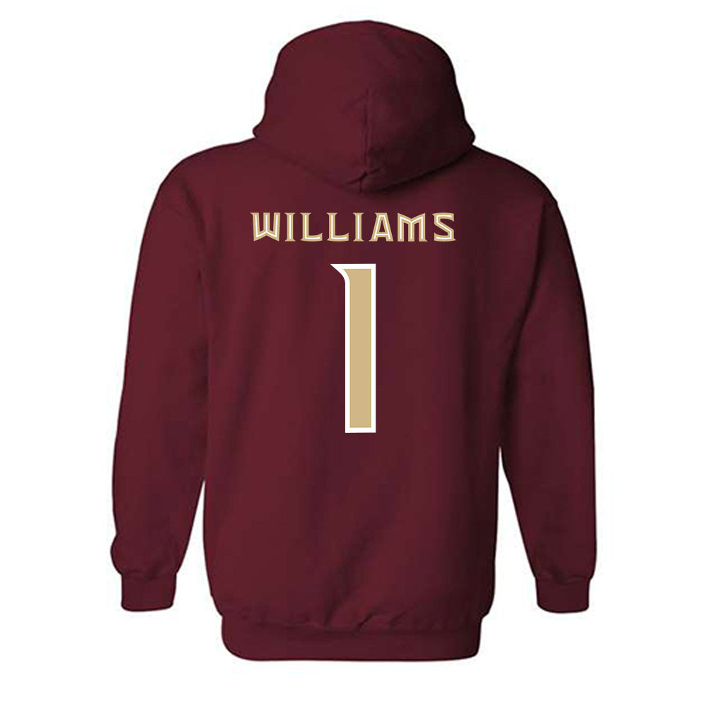 FSU - NCAA Baseball : Chase Williams - Replica Shersey Hooded Sweatshirt-1