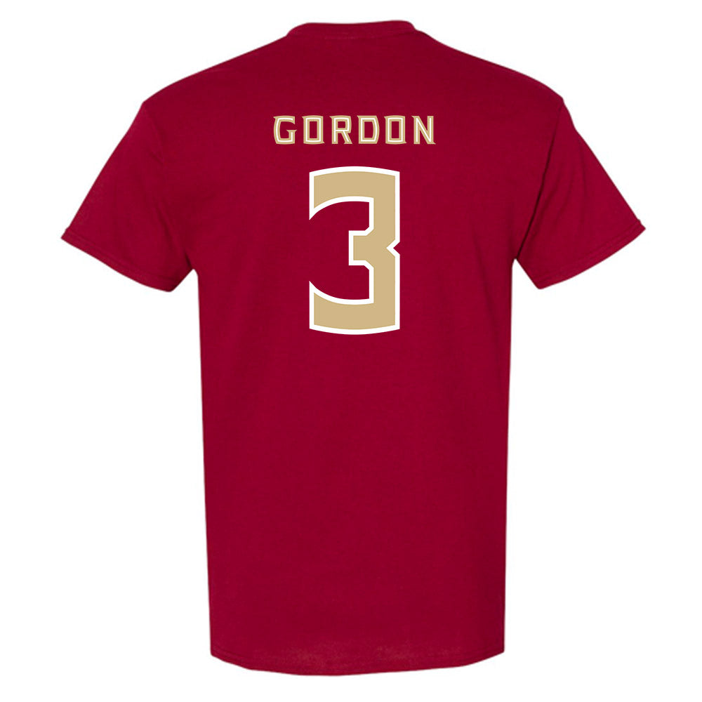 FSU - NCAA Women's Basketball : O'mariah Gordon - Replica Shersey T-Shirt-1