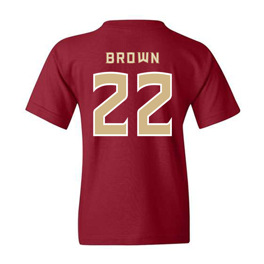 FSU - NCAA Football : Davonte Brown - Replica Shersey Youth T-Shirt-1