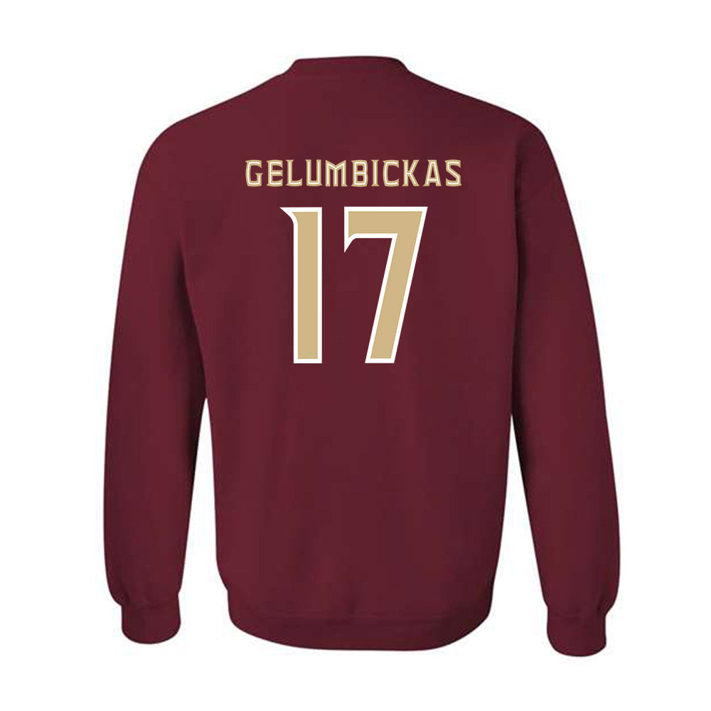 FSU - NCAA Women's Volleyball : Greta Gelumbickas - Replica Shersey Crewneck Sweatshirt-1