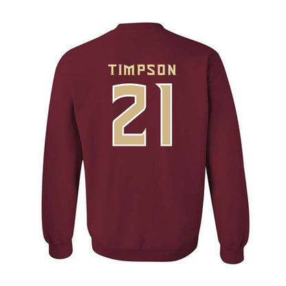 FSU - NCAA Women's Basketball : Makayla Timpson - Replica Shersey Crewneck Sweatshirt-1