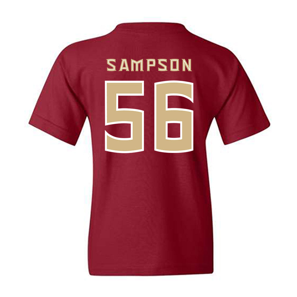 FSU - NCAA Football : KJ Sampson - Replica Shersey Youth T-Shirt-1