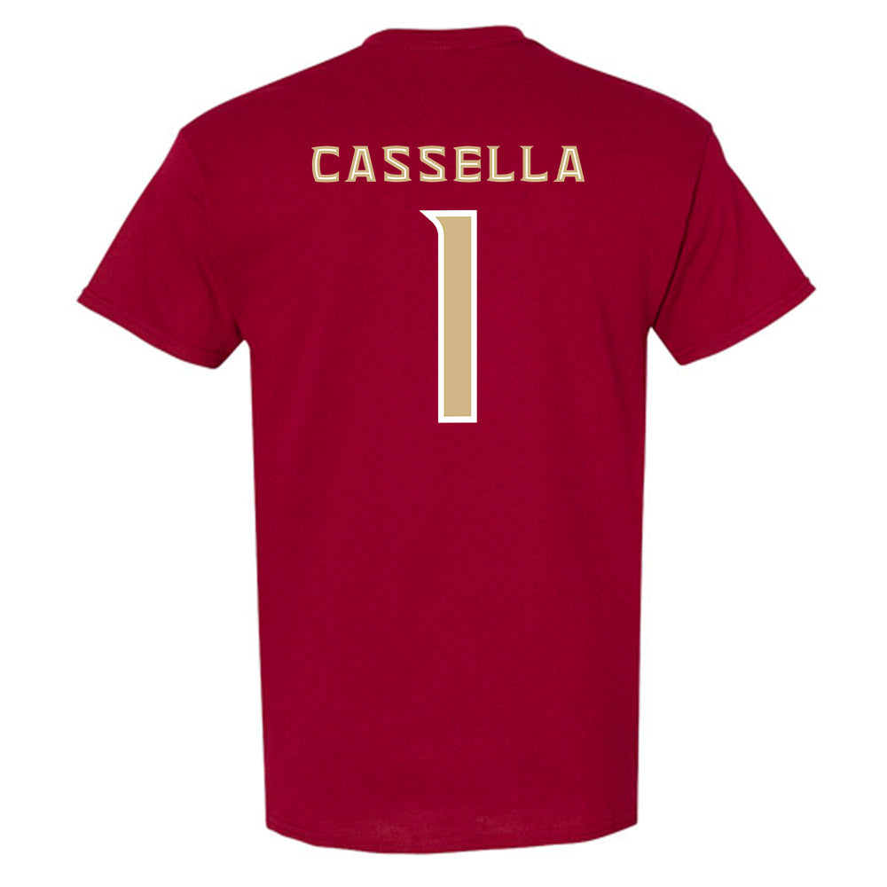 FSU - NCAA Women's Lacrosse : Sienna Cassella - Replica Shersey T-Shirt-1