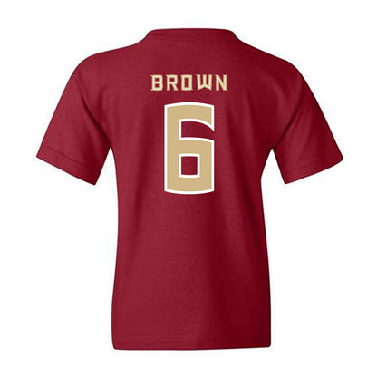 FSU - NCAA Football : Jalen Brown - Replica Shersey Youth T-Shirt-1