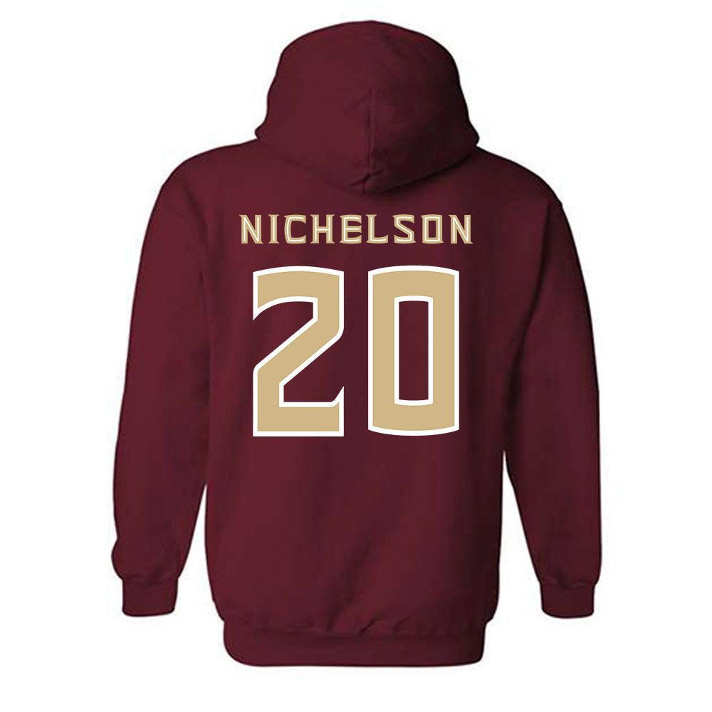 FSU - NCAA Football : Blake Nichelson - Replica Shersey Hooded Sweatshirt-1