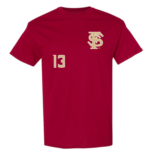 FSU - NCAA Baseball : Noah Sheffield - Replica Shersey T-Shirt-0