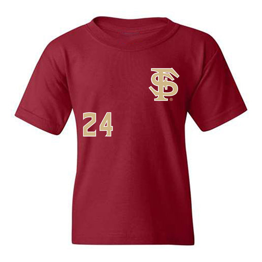 FSU - NCAA Baseball : Maison Martinez - Replica Shersey Youth T-Shirt-0