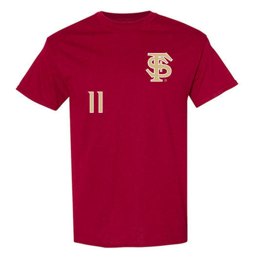 FSU - NCAA Men's Basketball : Christian Nitu - Replica Shersey T-Shirt-0