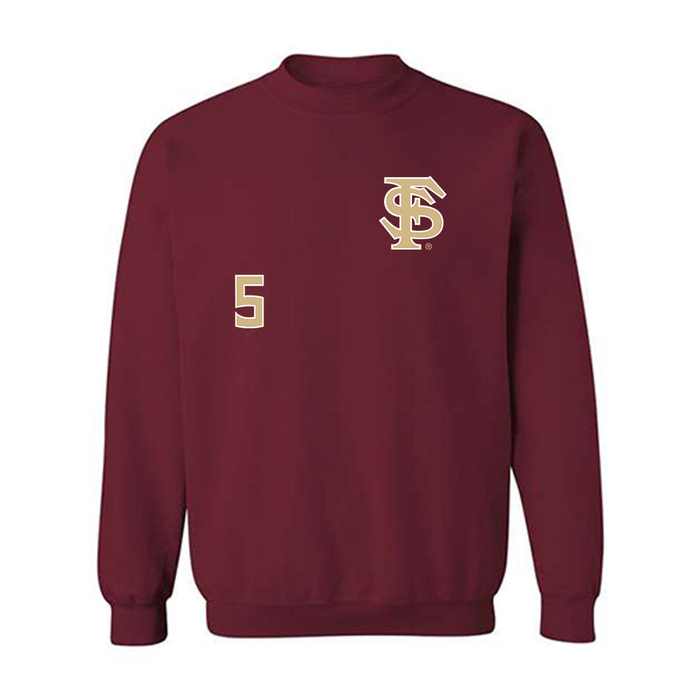 FSU - NCAA Football : Joshua Farmer - Replica Shersey Crewneck Sweatshirt-0