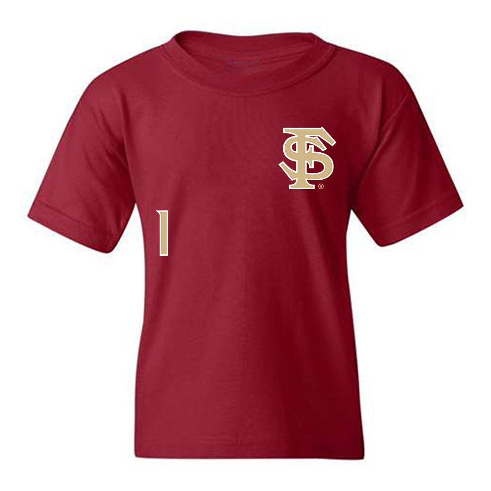 FSU - NCAA Women's Basketball : Brianna Turnage - Replica Shersey Youth T-Shirt-0