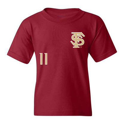 FSU - NCAA Women's Basketball : Sydney Bowles - Replica Shersey Youth T-Shirt-0