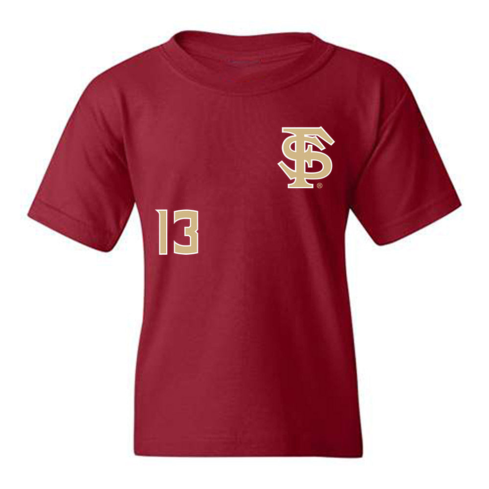 FSU - NCAA Football : Randy Pittman Jr - Replica Shersey Youth T-Shirt-0