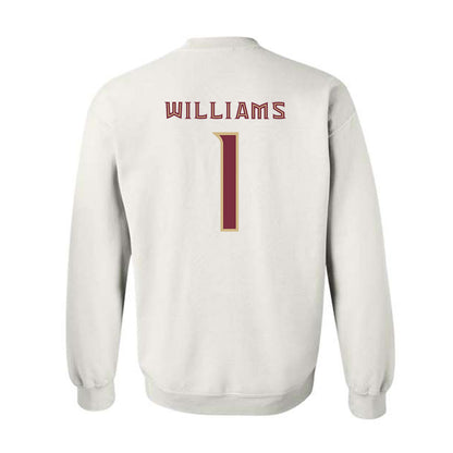 FSU - NCAA Baseball : Chase Williams - Replica Shersey Crewneck Sweatshirt-1