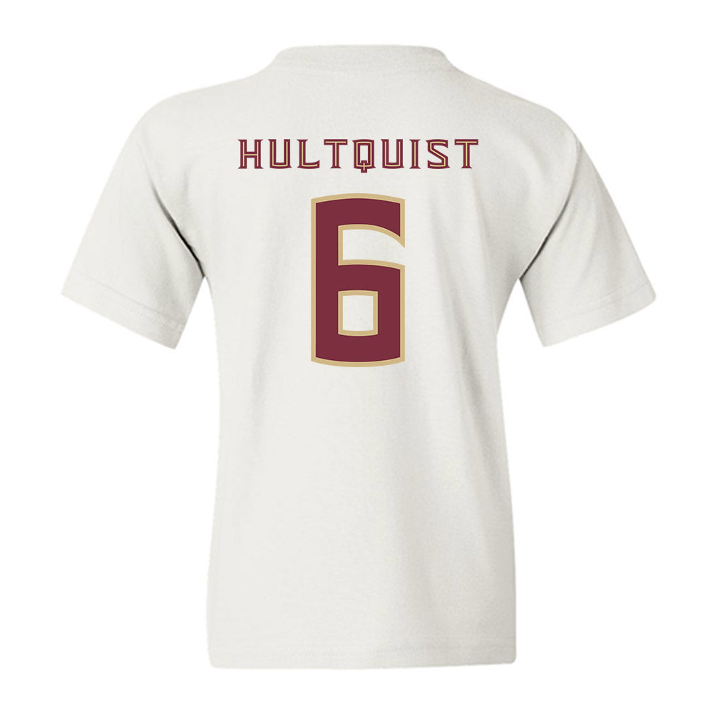 FSU - NCAA Beach Volleyball : Kenzie Hultquist - Replica Shersey Youth T-Shirt-1