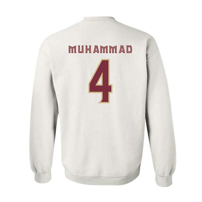 FSU - NCAA Men's Basketball : Shahid Muhammad - Replica Shersey Crewneck Sweatshirt-1