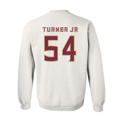 FSU - NCAA Football : Byron Turner Jr - Replica Shersey Crewneck Sweatshirt