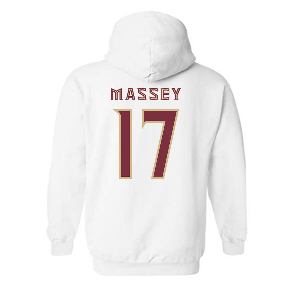 FSU - NCAA Beach Volleyball : Myriah Massey - Replica Shersey Hooded Sweatshirt