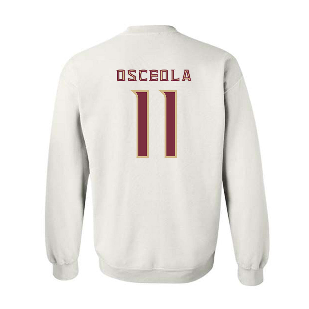 FSU - NCAA Men's Basketball : Xavier Osceola - Replica Shersey Crewneck Sweatshirt-1
