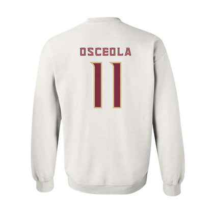 FSU - NCAA Men's Basketball : Xavier Osceola - Replica Shersey Crewneck Sweatshirt-1