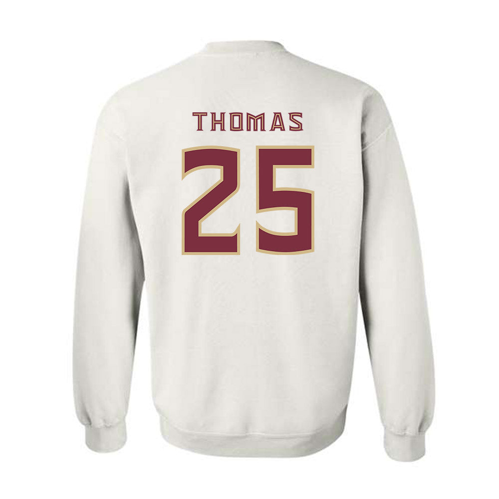 FSU - NCAA Men's Basketball : Justin Thomas - Replica Shersey Crewneck Sweatshirt-1