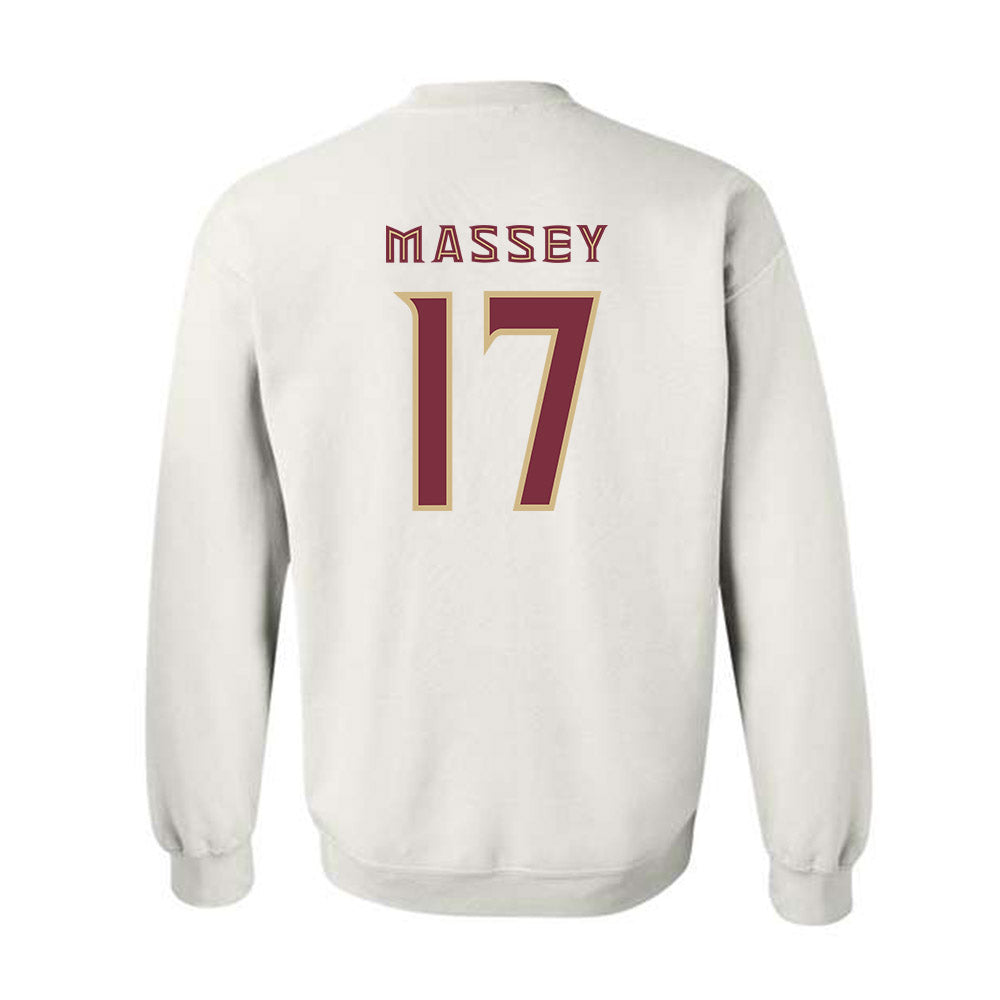 FSU - NCAA Beach Volleyball : Myriah Massey - Replica Shersey Crewneck Sweatshirt