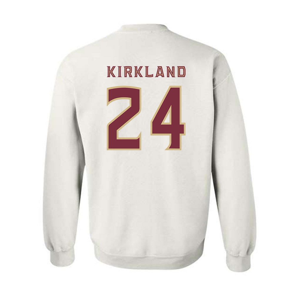 FSU - NCAA Football : KJ Kirkland - Replica Shersey Crewneck Sweatshirt