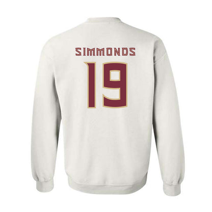 FSU - NCAA Women's Soccer : Kameron Simmonds - Replica Shersey Crewneck Sweatshirt