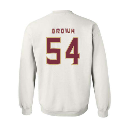 FSU - NCAA Football : Chastan Brown - Replica Shersey Crewneck Sweatshirt-1