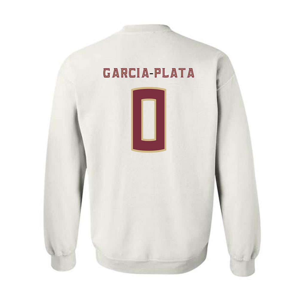 FSU - NCAA Men's Basketball : Maximo Garcia-Plata - Replica Shersey Crewneck Sweatshirt-1